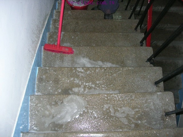 樓梯清洗流程