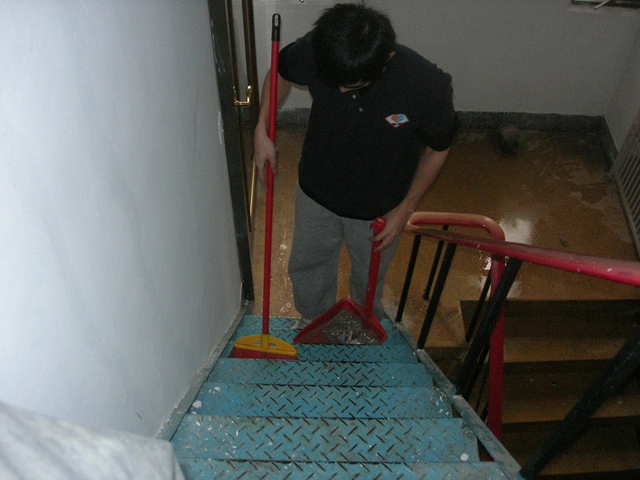 清掃樓梯